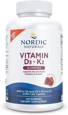 Nordic Naturals Vitamin D3+K2 Gummies Pomegra...