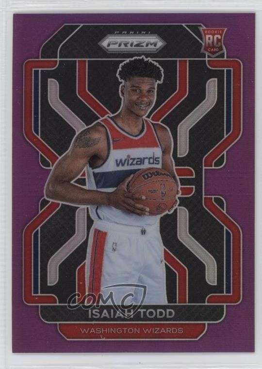2021-22 Panini Prizm Purple Prizm 24/99 Isaiah Todd #299 Rookie RC 7n6