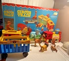 Vintage 70's Fisher-Price Little People #991 Play Family CIRCUS TRAIN 100% Comp.