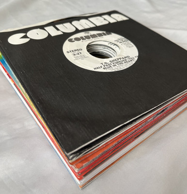 WHITE LABEL PROMO  7'' 45rpm LOT: 25 Classic US records + company sleeves! #2