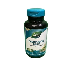 Nature's Way Fiber Fusion Daily - Digestive Health, 150 Vegan Capsules