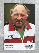 Uwe Seeler - Original signiert - HSV Hamburg DFB Becks Legende