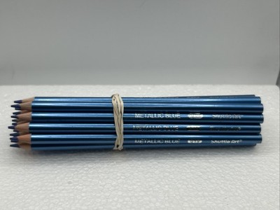 (20 COUNT) METALLIC BLUE 019 - Shuttle Art Colored Pencils
