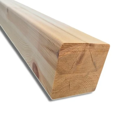 SUNWOOD Trave in Pino Bilama Piallato 9x9 cm - Travetto in Legno Naturale per Bricolage