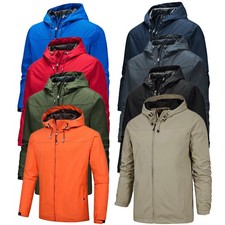 Herren Softshell Jacke Regenjacke Windjacke Windbreaker wasserdicht atmungsaktiv