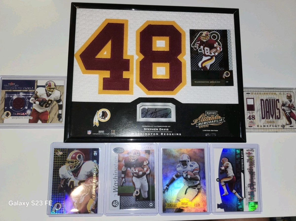 Photo Dédicacée Stephen Davis Panthers 8x10 - Avec COA