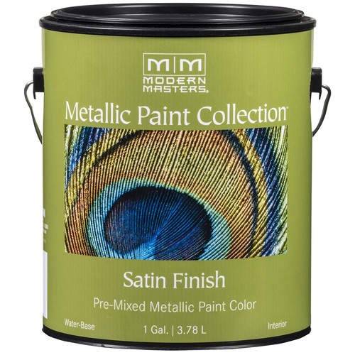 Satin Steel Gray Metallic Paint