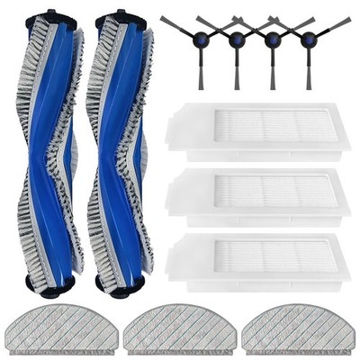 Roller Brush Filters Kit For Ecovacs Deebot N20/N20 Plus/N20 Pro/Pro Plus Robot