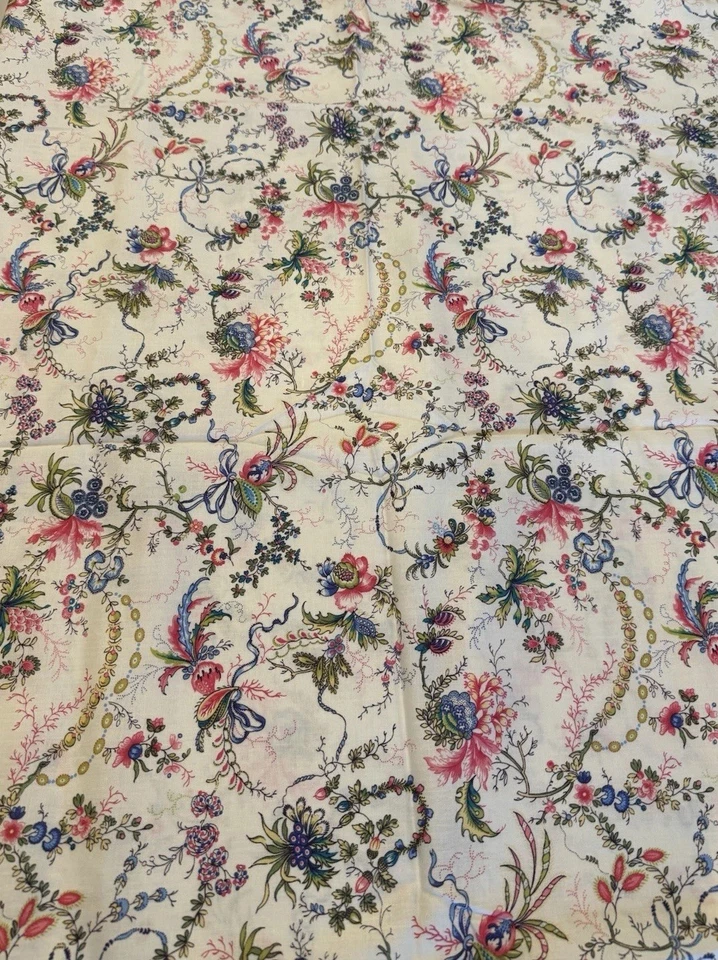 ANTOINETTE by Connecting Threads Floral Cotton Fabric 46 x 54” - Image 2 of 3