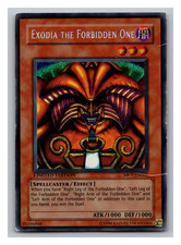 YUGIOH - EXODIA THE FORBIDDEN ONE LIMITED EDITION MC1-EN001 SECRET RARE CREASE