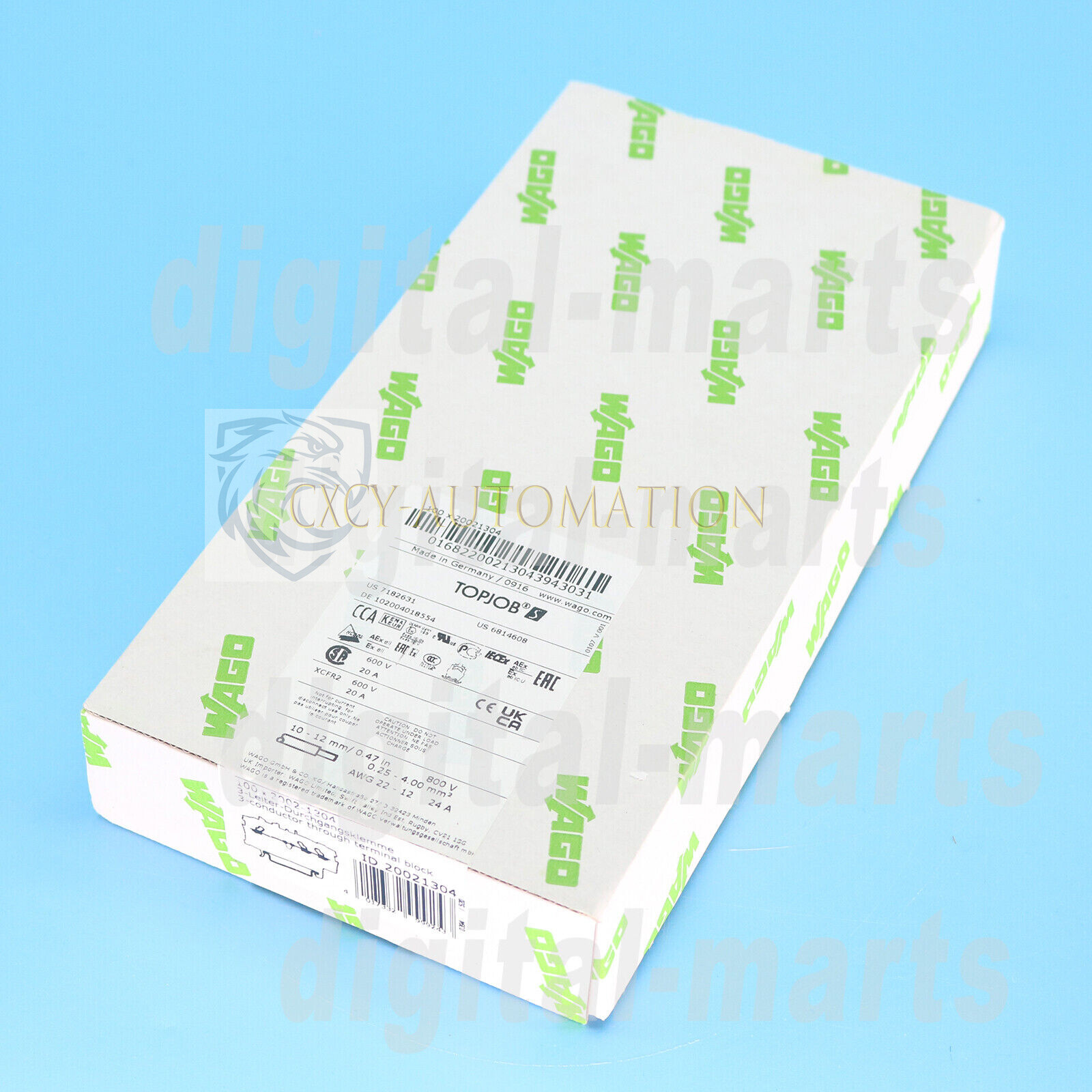 100PS/Box For WAGO New 2002-1304 Terminal Blocks Free Shipping~