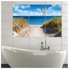 Naklejki na płytki FoLIESEN - samoprzylepny obraz płytek - wybrzeże Morza Bałtyckiego