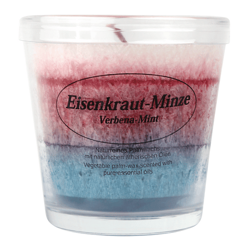 Vela fragante en vidrio, estearina 100% vegetal, menta hierba de hierro, grifo granja de velas, - Imagen 1 de 1