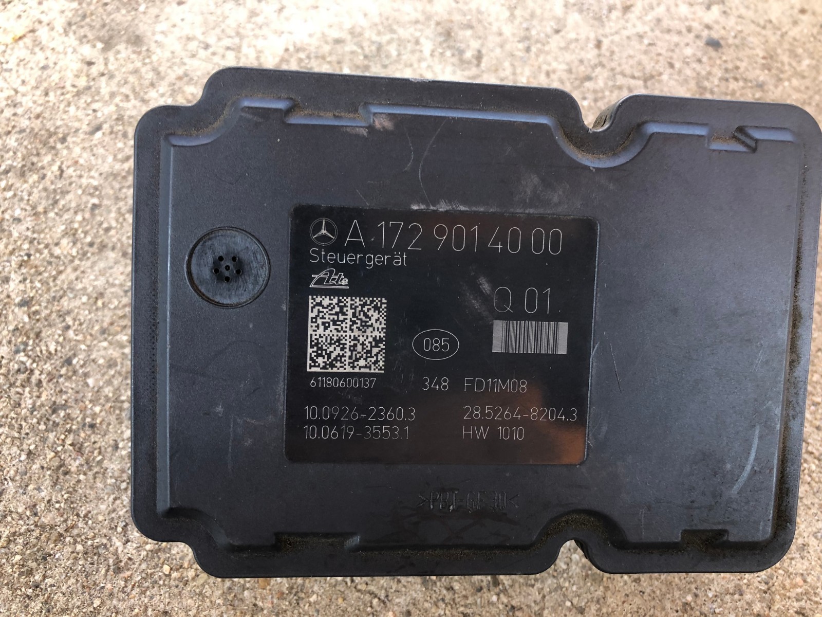 MERCEDES W204 C250 C300 C350 ABR ABS ADAPTIVE BRAKE MODULE UNLOCKED 1729014000 eBay