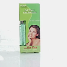 Andrea FACE & BROW Gel Wand Hair Remover Azulene Oil Aloe Vera .25 oz/7.3mL New