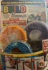 12 Feet Building Block Peel & Stick Tape Bonanza Works w Mega Block