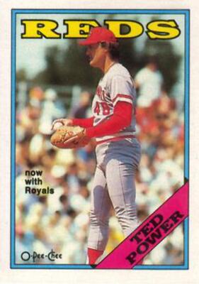 #236 Ted Power - Kansas City Royals - 1988 O-Pee-Chee Baseball