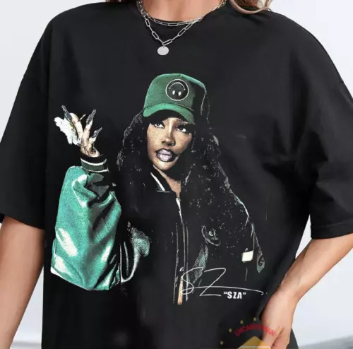 Sza Vintage Style Shirt Sza New Bootleg 90S T-Shirt Music Rnb Singer Rapper