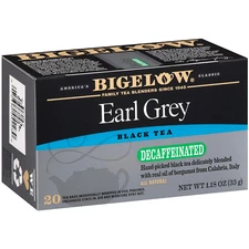 Decaffeinated Earl Grey Black Tea, Decaf Tea, 20 Count Box (Pack of 6), 120 T...