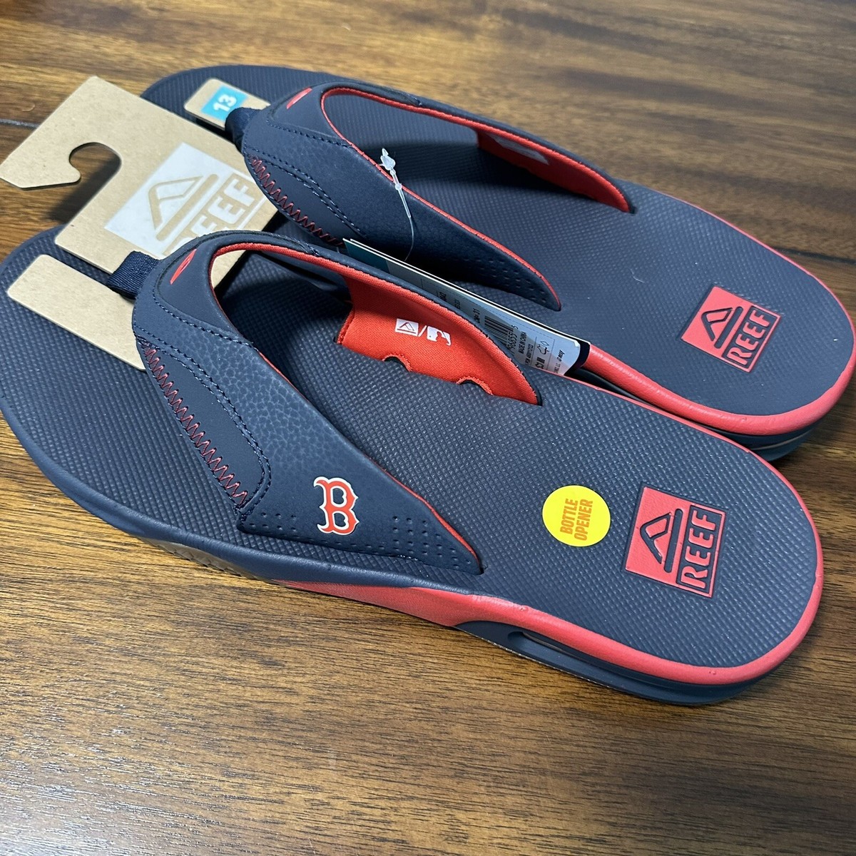 Reef Fanning X MLB Boston Red Sox Blue Men display picture 1