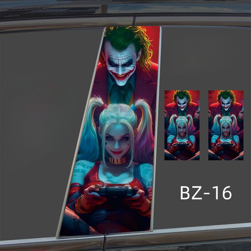 2x Halloween Car Center Pillar Sticker For B-pillar Protective Film Window Post - Picture 8 of 15