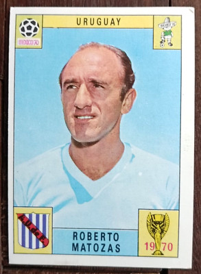 Roberto Matozas Fußballfigur Panini Ausgabe Sammlung Weltmeisterschaft Mexiko70