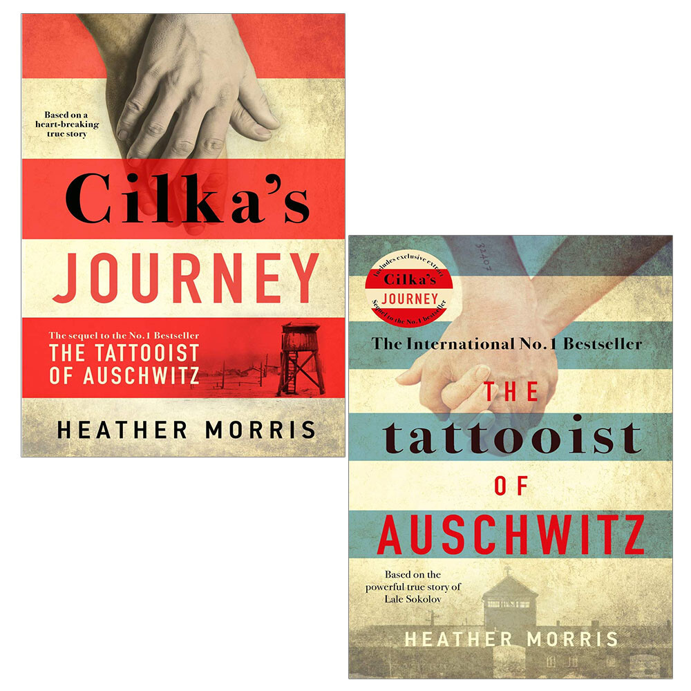 Heather Morris Collection 2 Books Set Cilka's Journey,Tattooist of Auschwitz New