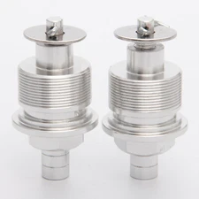 1 Pair Silver Motorcycle 31mm Preload Fork Cap Bolts for Honda CBR150 CBF150