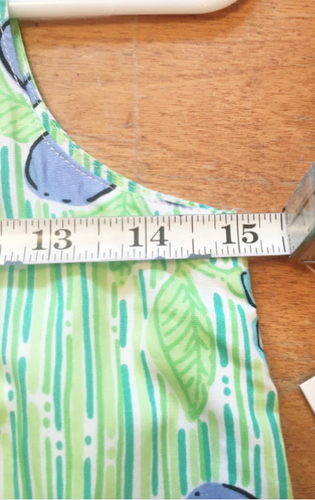 NWT Lilly Pulitzer 8 Little Girl Shift Dress "Seaspray Green Grass Skirt"-$65 - Picture 7 of 12