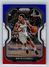 2020-21 Panini Prizm #232 Bryn Forbes Red, White and Blue San Antonio Spurs