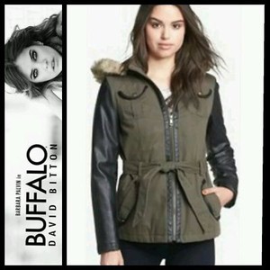 buffalo david bitton green jacket