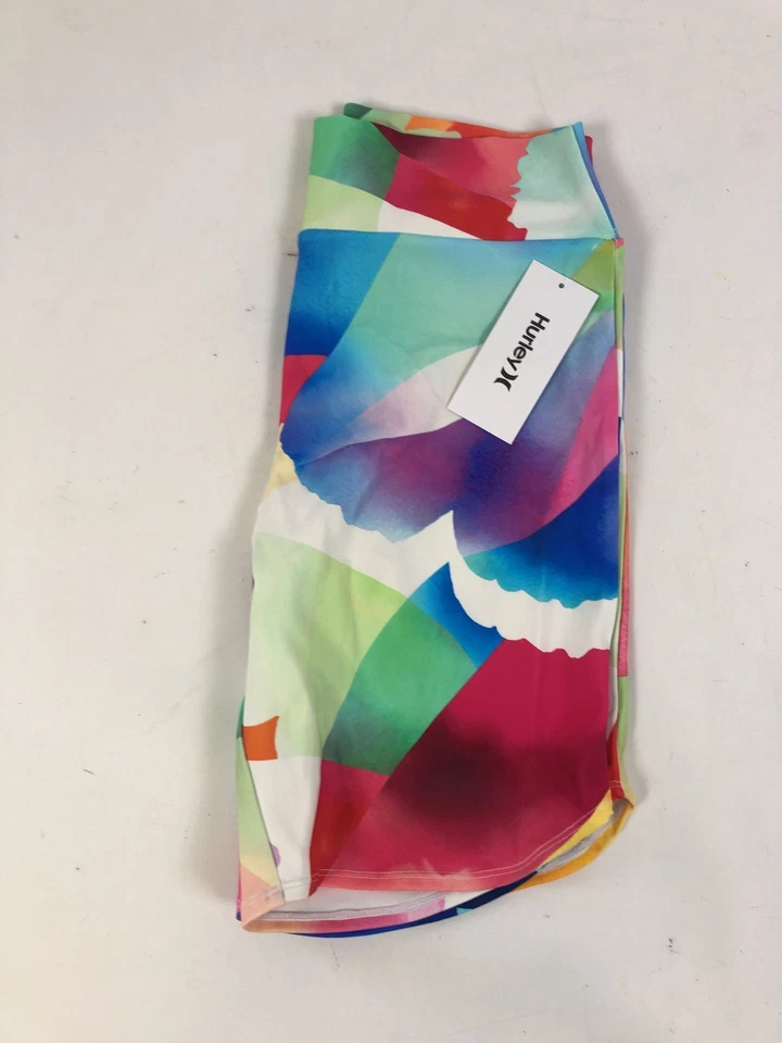 Pantalones de bikini Hurley Sundance para mujer, baile solar, L, cintura alta... - Imagen 3 de 3