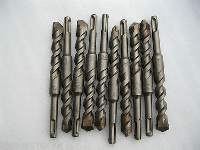 10x Betonbohrer Heller SDS-plus Hammerbohrer Ø17,5mm; 11/16'' Stein- Widiabohrer 