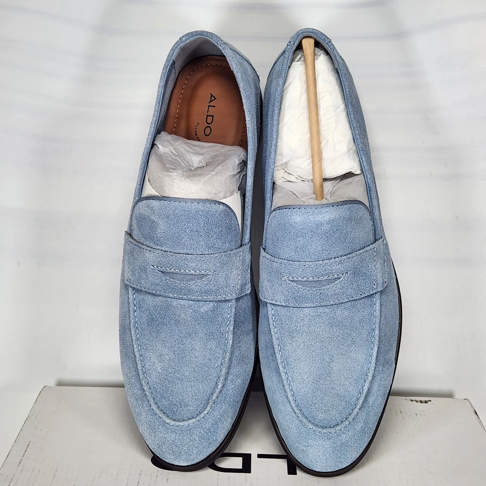 Talla 11 - Aldo Journey - Gamuza Azul - Hombre Foto 3 de 4