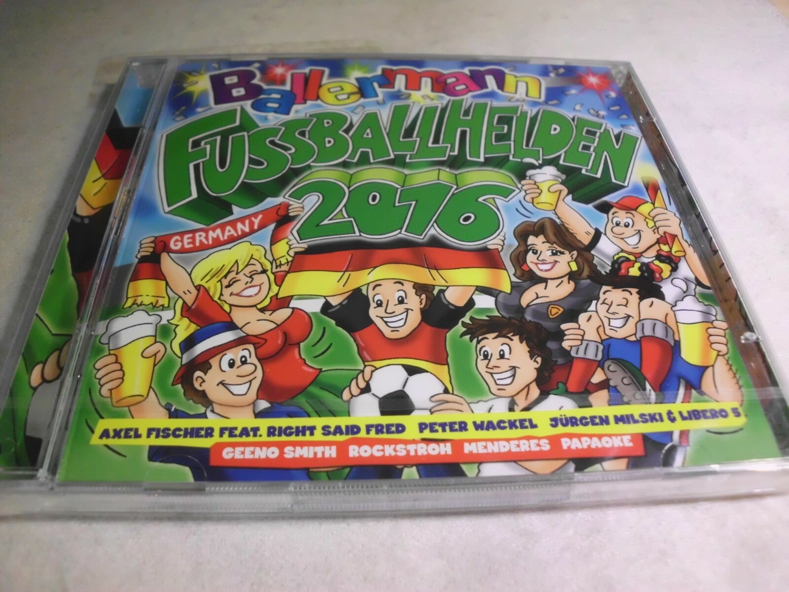 Ballermann Fuball Helden 2016   CD - OVP