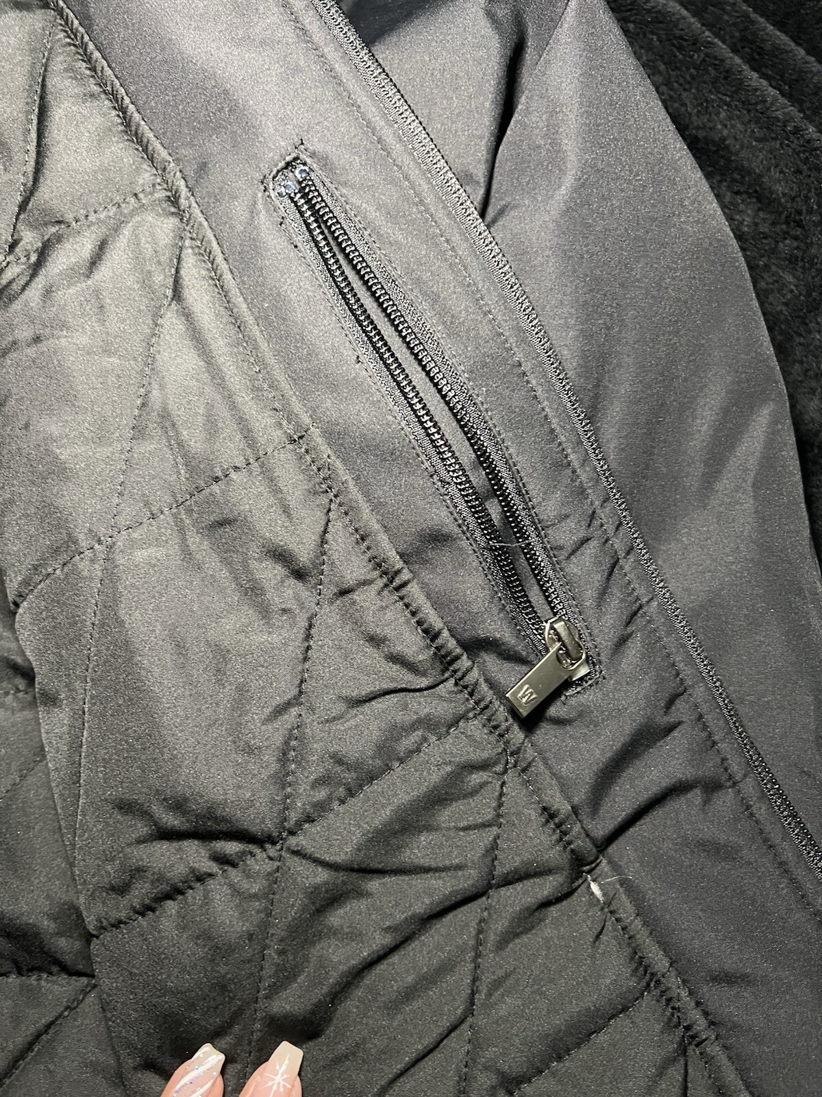 ‘Weatherproof’ Men’s Solid Black Heavy Mid Length… - image 5