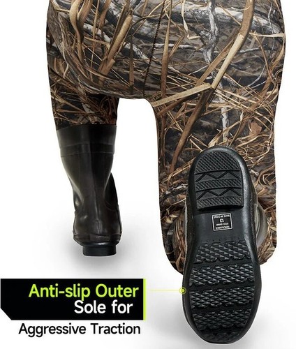 Men's Hunting / Fishing Waders | 800G 3M™ Thinsulate | Sizes 8-14 - Picture 6 of 16