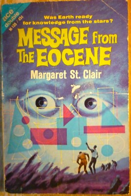 ACE DOUBLE M-105 MARGARET St CLAIR MESSAGE EOCENE THREE WORLDS FUTURITY 1964 PB