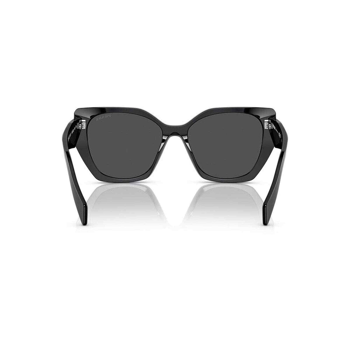 極美品 PRADA サングラス PR19ZSF 1AB5S0 56 Prada PR 19ZSF M (56 - 16) with Grey lenses and Black frame