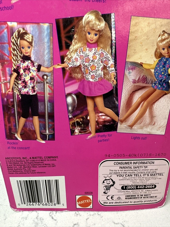 NUEVO Skipper Teen Time “My Diary Barbie” 1993 Mattel 68028 Conjunto con Zapatos Foto 3 de 4