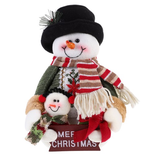 Décos De Noël : Mignons Bonhommes De Neige, Peints à La Main – Lot Pour Sapin