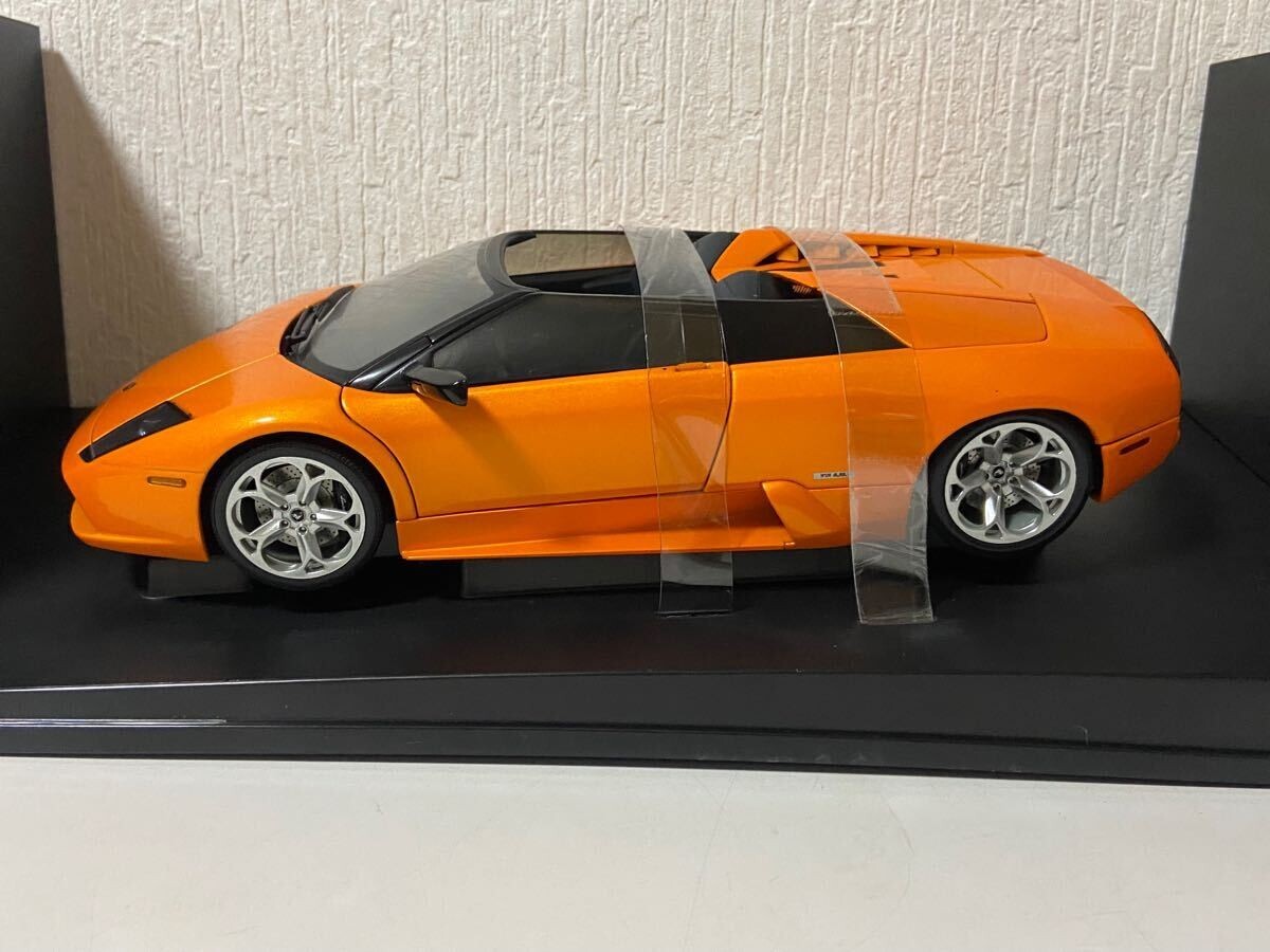 未開封 1/18 AUTOart Lamborghini Murcielago 1/18 AUTOart 2001 Lamborghini Murcielago (Metallic Orange