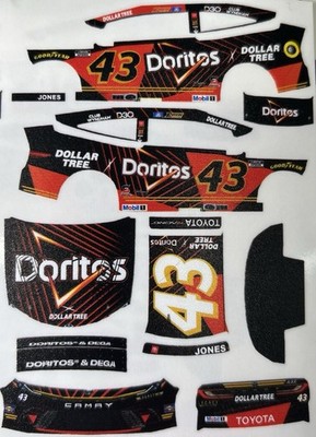 Custom 2026 Erik Jones #43 Doritos 1/64 Scale NASCAR Peel & Stick Decals