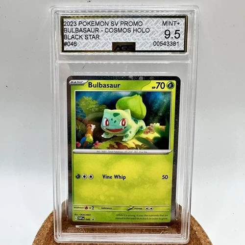 Bulbasaur - 046 (Cosmos Holo) 046 Sv: Scarlet & Violet Promo Cards Holo AGS 9.5