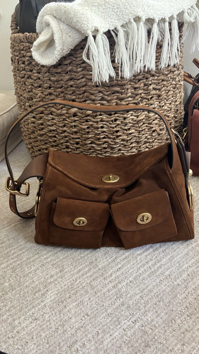 Coach Turn Lock Bags & Women's Suede Exterior for sale | eBay