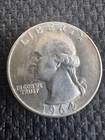 1964D  Washington Quarter - 90% Silver; YOUR COIN pictured! ✓CS