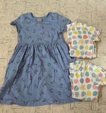 Hanna Andersson Bunny Dress And 2 Gap Kids pajamas Easter Themed