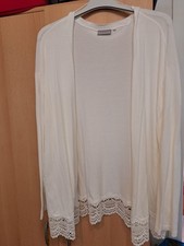 Strickjacke weiß Gr.L Canda/C&A/ langarm/ offene Form