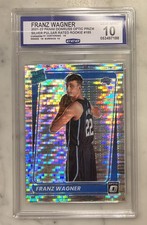 2021-22 Donruss Optic Franz Wagner Rated Rookie Silver Pulsar Prizm Graded 10!
