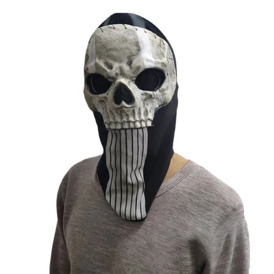 Maschera Halloween Fantasma Teschio Call Of Duty con Disegno Horror per Cosplay